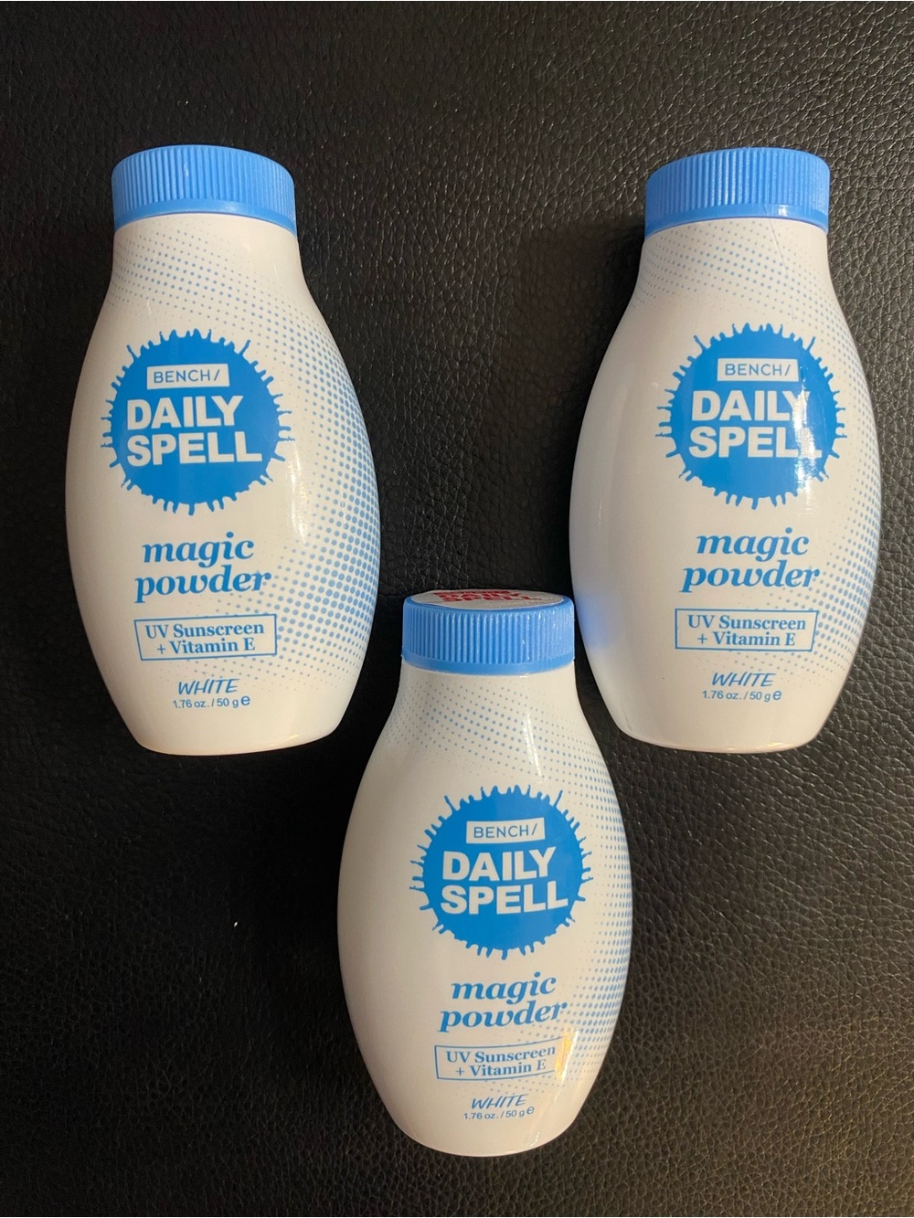 NEW Bench Daily Spell Magic Powder — White & Blue Accents